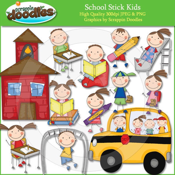 Children Clip Art School