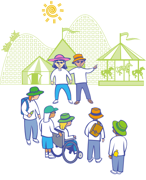 Children Playing In The Park Clipart