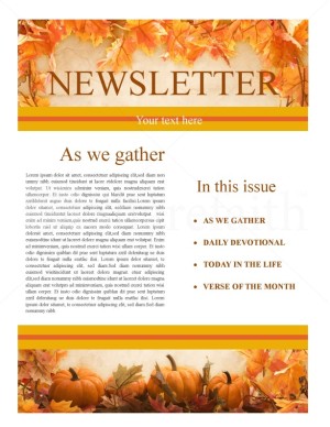 Church Newsletter Ideas