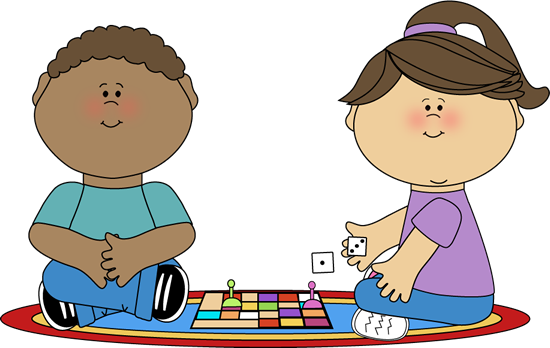 Clipart Children Playing Games