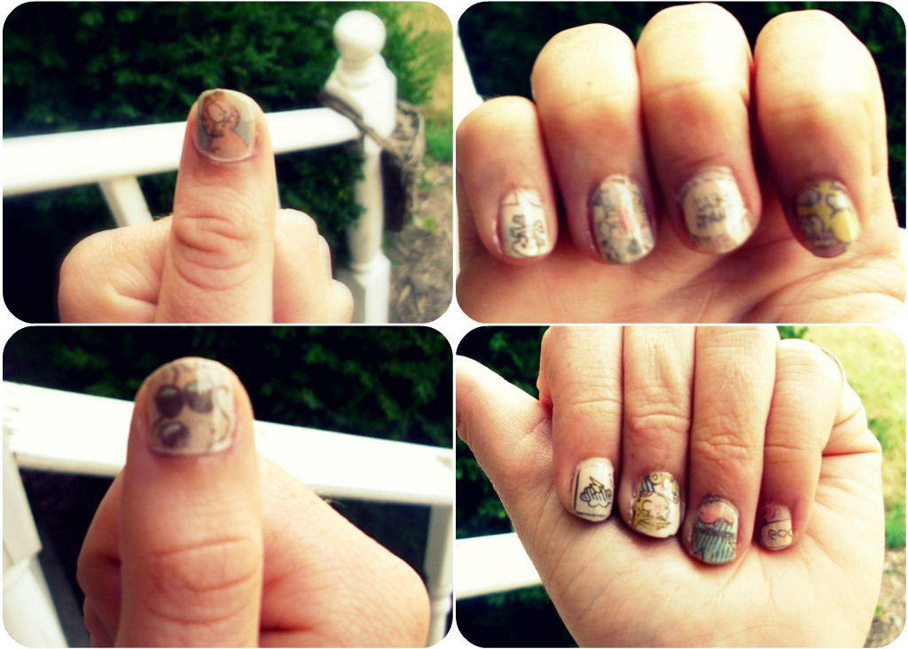 How To Do Newspaper Nails Without Newspaper