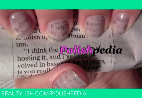 How To Make Newspaper Nails Without Newspaper