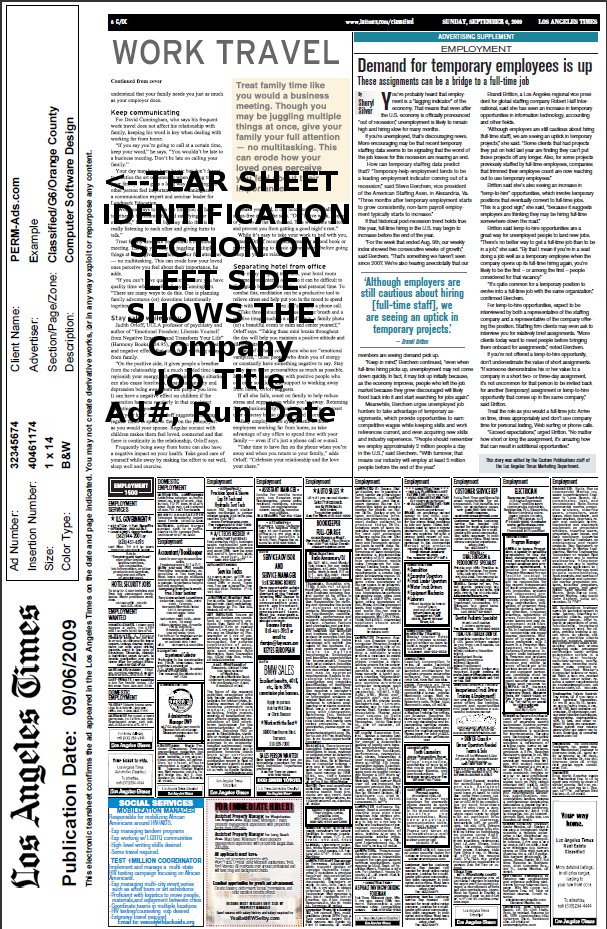 Newspaper Ads Sample