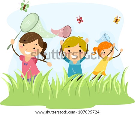 Stick Figure Children Clip Art Free